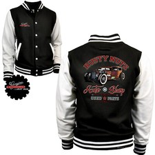 Jacke Hot Rod Auto College Baseball-Style Oldtimer Rockabilly Kustom *1004