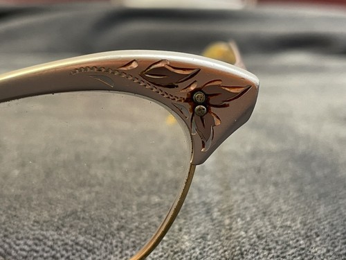 Gafas vintage plateadas para gato 1/10 12 K GF óptica americana - Imagen 3 de 12