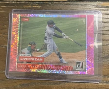 2020 donruss baseball luis robert pink livestream