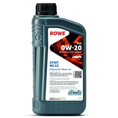 Motoröl Rowe HIGHTEC SYNT RS C5 SAE 0W-20 BMW Longlife-17 FE+ MB 229.71 1L