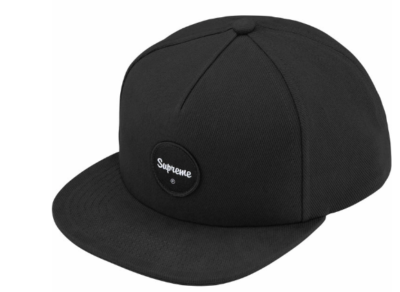 Supreme Twill Patch 5-Panel Black SS24H23 Brand New Logo | eBay