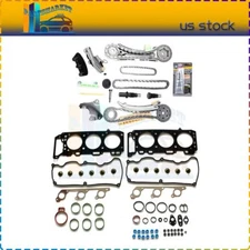 Fits 2001 2002 2003 Mazda B4000 4.0L SOHC Timing Chain Kit And Head Gasket Set