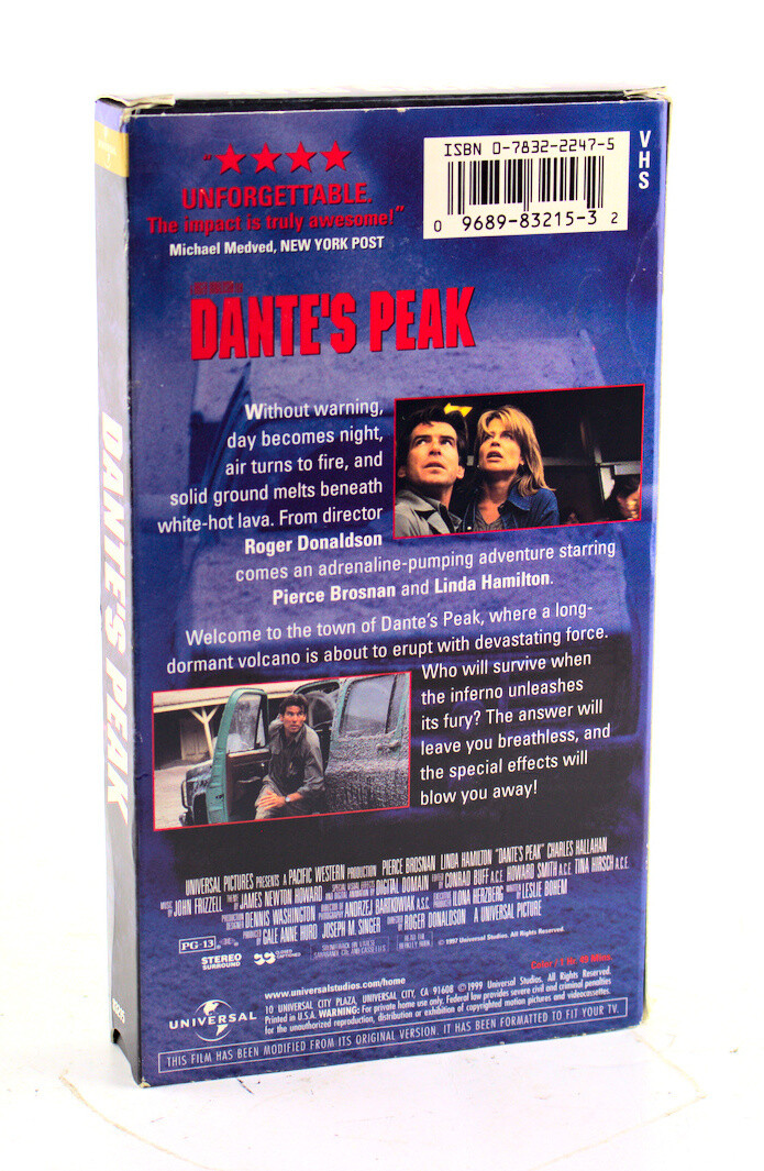 Dante&rsquo;s Peak (1997, VHS) | eBay