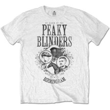 Image of Peaky Blinders HorseCart White T-Shirt OFFICIAL