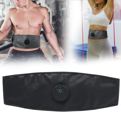 EMS Fitness Belt Adjustable Abdominal Muscle Trainer Slimming Waist Toning S Hoi - Bild 1 von 12