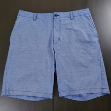 Tommy Bahama 35 Performance Stretch Blend Chino Shorts Light Blue Heather