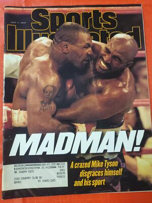Sports Illustrated Magazine ~ Mike Tyson Bites Evander ~ July 7 1997 (A1)