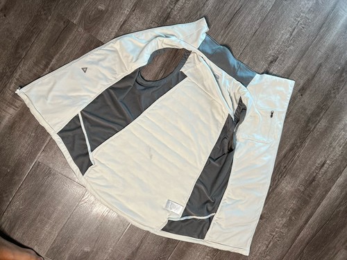 Gilet North Face donna M bianco grigio trapuntato escursionismo outdoor neve corsa stow medio - Foto 13 di 24