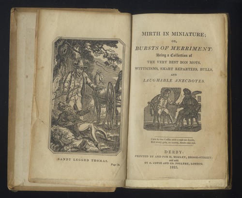 1825 Small Binding Mirth in Miniature or Burst of Merriment - Picture 2 of 6