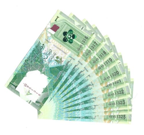 Qatar Katar - 10 x 1 Riyal 2020 P-NEW UNCIRCULATED - 第 1/3 張圖片