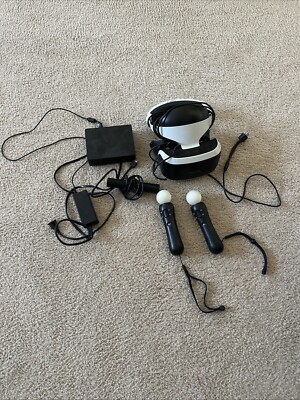 PS4 VR Gaming Headset with Camera and Controller Set, Barely Used, Good Condit