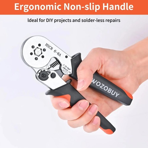 Ferrule Sleeves Terminal Crimping Tools Mini Electrical Pliers HSC8 6-6 - Picture 3 of 4