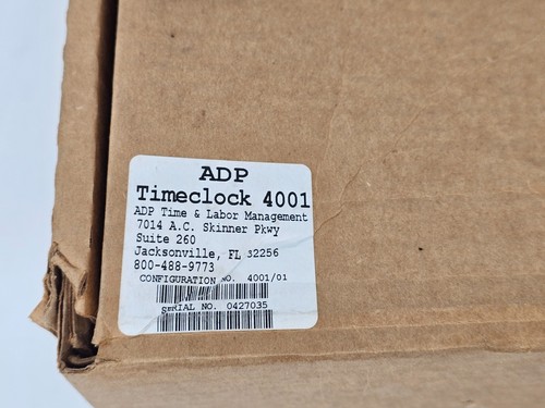ADP Timeclock 4001 TC7B Time & Labor Management - Picture 2 of 22