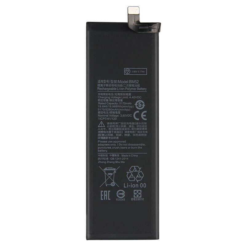BM52 Battery Replacement For Xiaomi Mi Note 10 Pro M1910F4S M1910F4G