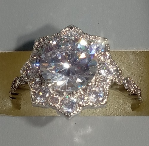 Believe By Brilliance Cubic Zirconia Ring SIZE 7 Fine Silver Plated * NEW IN BOX - Picture 6 of 9