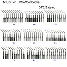 Dental Ultrasonic Scaler Scaling Endo Perio Tip Fit EMS Woodpecker/DTE 1-10PC dr