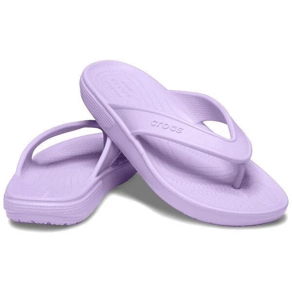 Crocs Classic Flip Flops Sandalias Chanclas Zapato Abierto Mujer Hombre Púrpura - Imagen 2 de 4