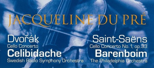 Jacqueline Du Pre Cello NEW CD Dvorak/Saint-Saëns Concertos Barenboim Japan OBI - Picture 2 of 2