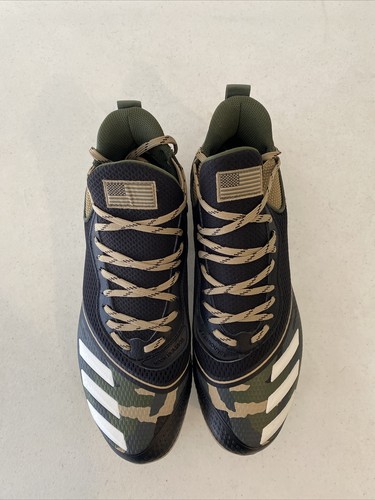 Adidas Icon V Bounce Men's Metal Baseball Cleats Sz 17 USA Camo FX4258 - Picture 4 of 6