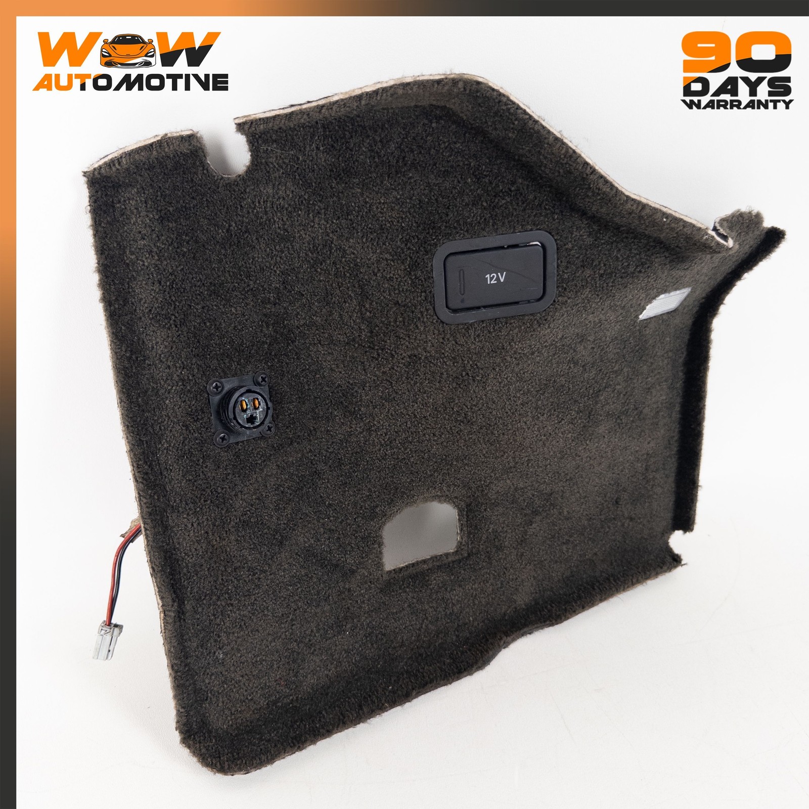 07-11 BENTLEY CONTINENTAL GTC REAR LEFT INSIDE TRUNK PANEL CARPET COVER OEM