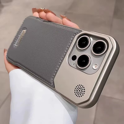 Business Aromatherapy Leather Case for Iphone 17 AirPro Max for Magsafe Magnetic