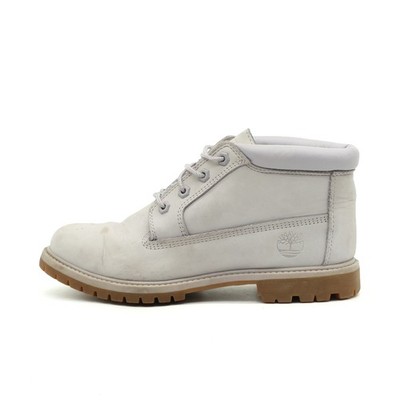 Timberland Damen A1S7R Boots Weiß Nubukleder Wasserdicht Stiefeletten EU 40