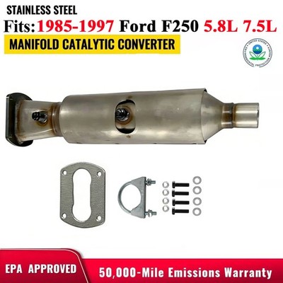 For Ford F-350 F-250 E350 E250 ECONOLINE 5.8L 7.5L 1987-1997 Catalytic Converter