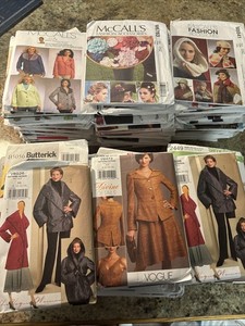 Lot Of 116 McCalls - Butterick-simplicity Patterns Please Read Description