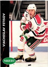 1991-92 Parkhurst French #96 Vyacheslav Fetisov