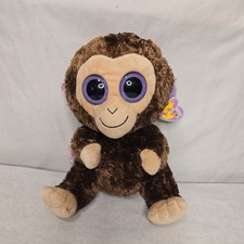 Ty Beanie Boos 9in Baby: Vines the Monkey -with tags- Big Eyes