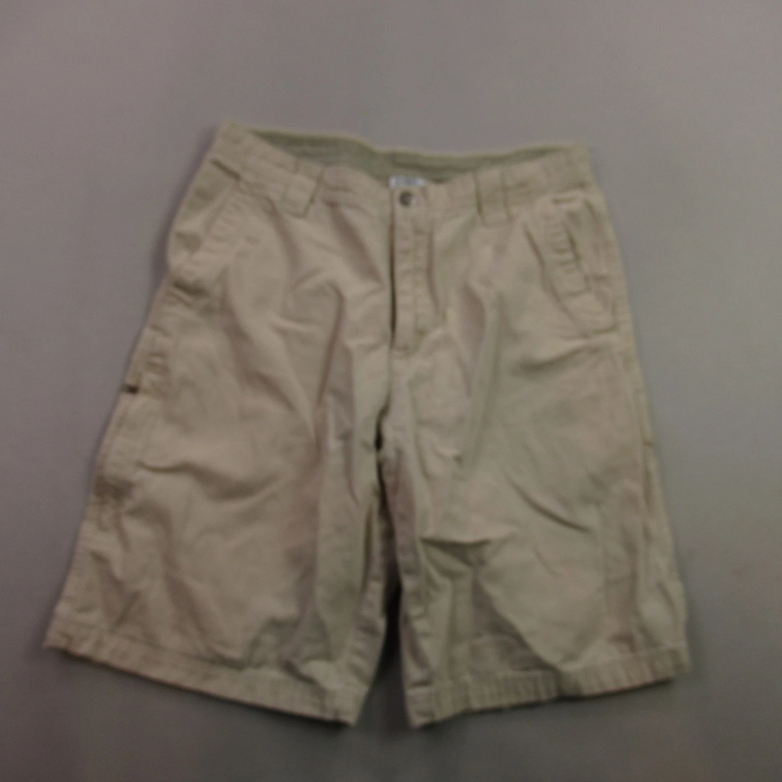Columbia Shorts Mens 32 Pocket Button Lightweight Outdoors Cargo Beige