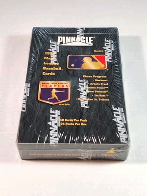 1996 PINNACLE BASEBALL SERIES 1 BOX 24 PACKS! FACTORY SEALED! NICE!