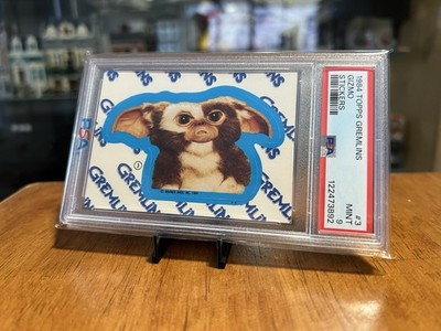 1984 Topps Gremlins Movie Stickers Gizmo #3 PSA 9 MINT Iconic Evil Stripe Horror