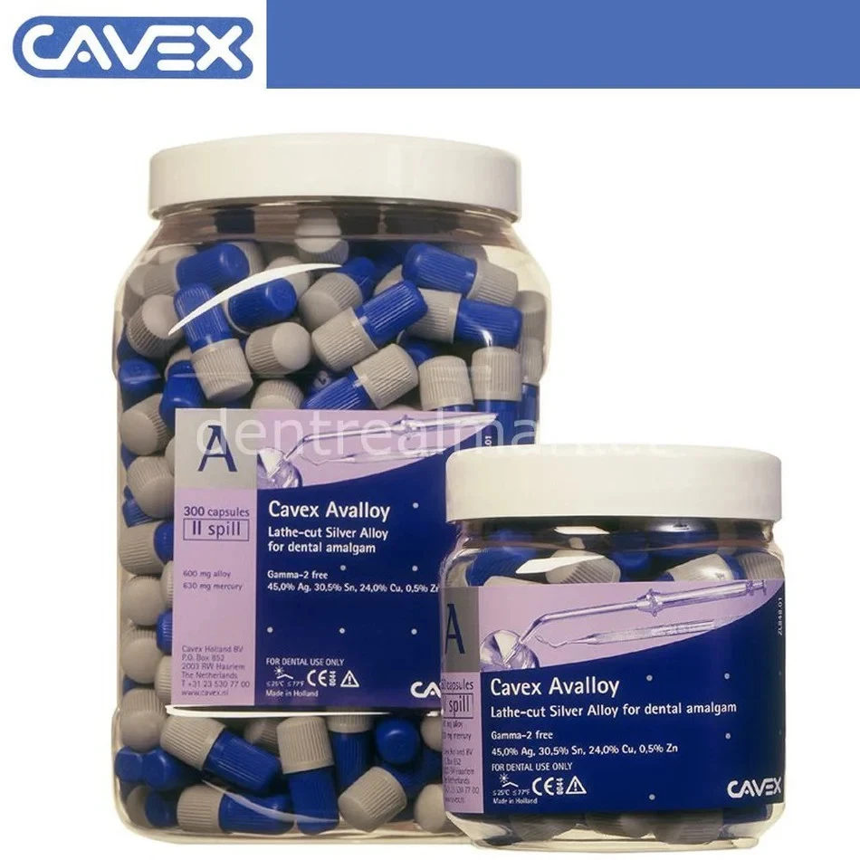 AMALGAM CAPSULES CAVEX AVALLOY 1 SPILL 400mg. 300 UNITS Netherlands
Opens in a new window or tab