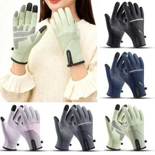 Winter Gloves Cold Weather Touch Screen Fleece Liner Warm Mittens for Women Men