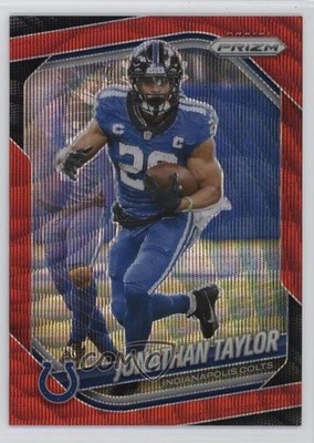 2025 Panini Prizm Red Wave Prizm 115/149 Jonathan Taylor #108 3d0