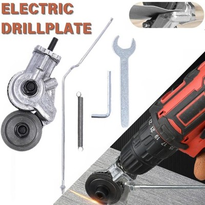 Electric Drill Plate Cutter Sheet Metal Nibbler Precise Cutting Sheet Cutter