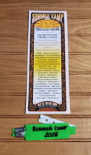2005 Summercamp festival handbill wristband