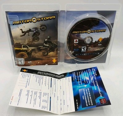 MotorStorm - (PS3, 2007) *CIB w/ Reg Card* Great Condition* Black Label* Tested!