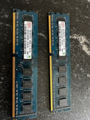 Hynix PC3-10600U (DDR-1333) 2Rx8 4GB Desktop Memory (2x4GB=8GB Total)