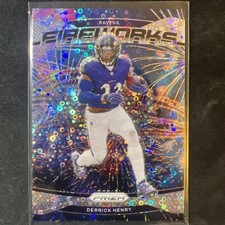Derrick Henry #10 No Huddle Prizm 2024 Panini Prizm - Fireworks
