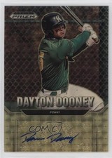2022 Panini Prizm Draft Picks Gold Vinyl 1/1 Dayton Dooney #AU-DD Auto nd3