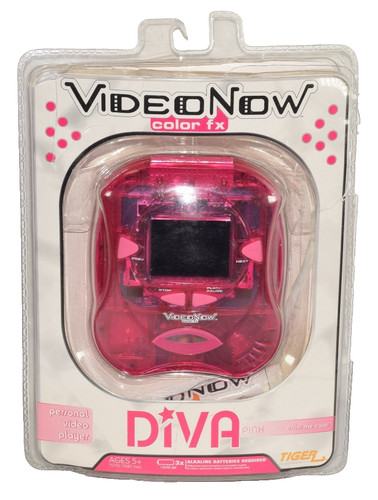 Broken -Video Now Color FX DIVA Pink Kids Personal Video Player Hasbro 2004