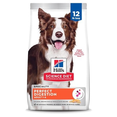 Nutritional Excellence: Salmon, Brown Rice & Oats for Optimal Digestion, 12 lb