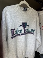 90s made in USA Jansport “Lake Louise United Methodist Camp” crewneck