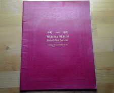 ALBUM MUSICALE 1905 WATERS PIANO COMPANY, NYC, 60° ANNIVERSARIO - 10 CANZONI, 40 PAGINE