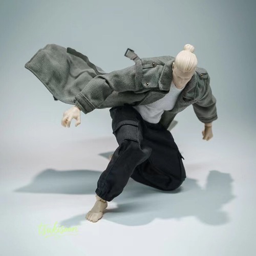 Unique Long Trench Coat For 6" Male Action Figure NW GW ML Soldier 1/6 Scale - Picture 9 of 15
