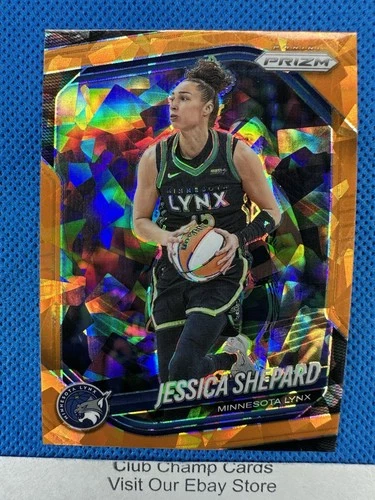 2025 #137 Jessica Shepard Panini Prizm WNBA Orange Ice Prizm Lynx
