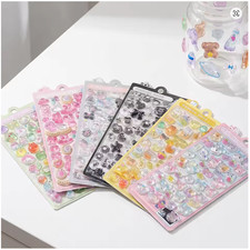 Crystal Decorative Sticker 3D Sticker Jelly Sticker Phone Cases Decoration PDF