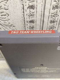Tag Team Wrestling (Nintendo Entertainment System, 1986) NES Cart Only 5 Screw